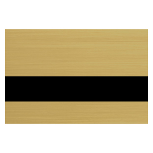 Laser Lights Brushed Gold / Black