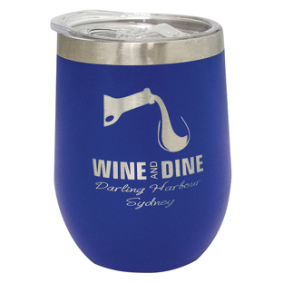 Wine Tumbler Blue