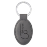 Leatherette Keychain - Grey