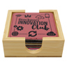 Bamboo Coaster Holder