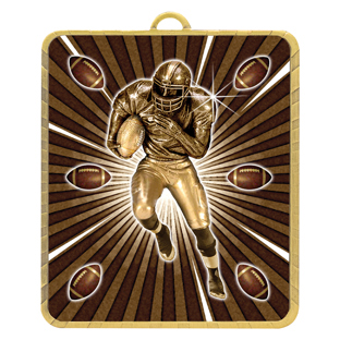 Gold Lynx Medal - American Football