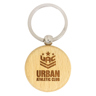 Timber Keychain Circle