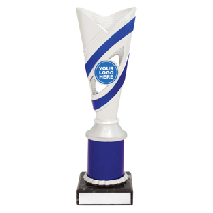 Curve Cups - Silver / Blue