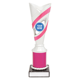 Curve Cups - Silver / Pink