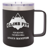 Camper Black Mug