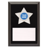 Star Plaque - Silver