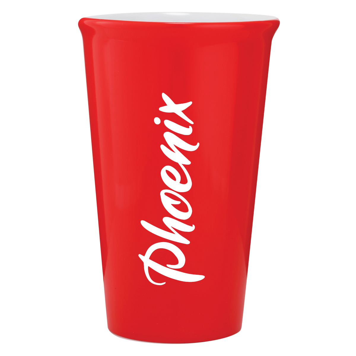 Red Latte Mug