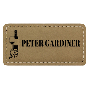 Name Badge - Khaki