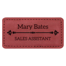 Name Badge - Rose