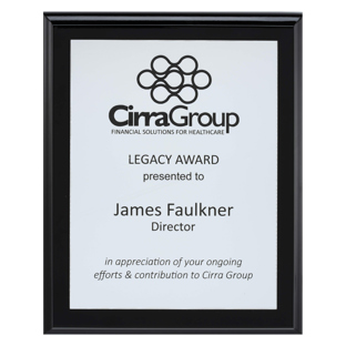 Engraved Plaques - Brushed Silver