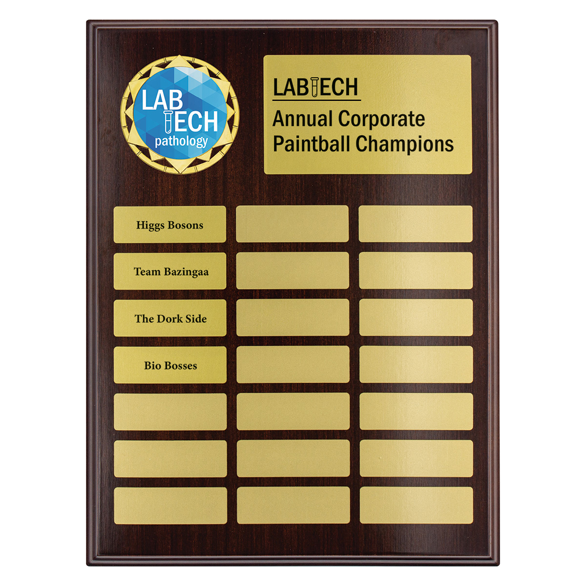 Topline Logo Plaque