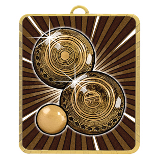 Gold Lynx Medal - Bowls