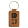 Leatherette Keychain - Rawhide