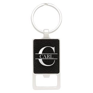 Black Keychain - Bottle Opener