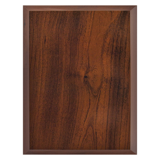 Value Plaque Walnut