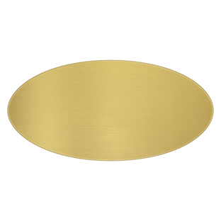 Oval Plate - 75x38mm