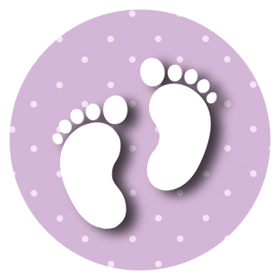 Baby Feet - Purple