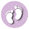 Baby Feet - Purple