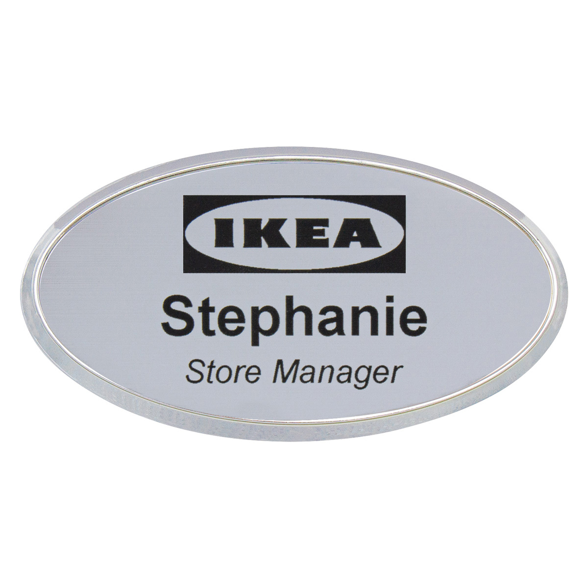 Oval Badge Frame