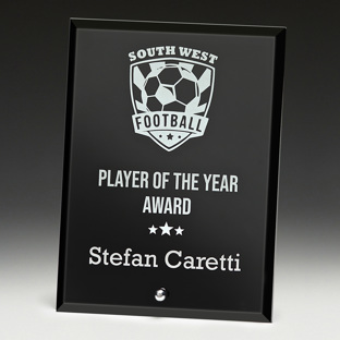 Radiant Plaque Black