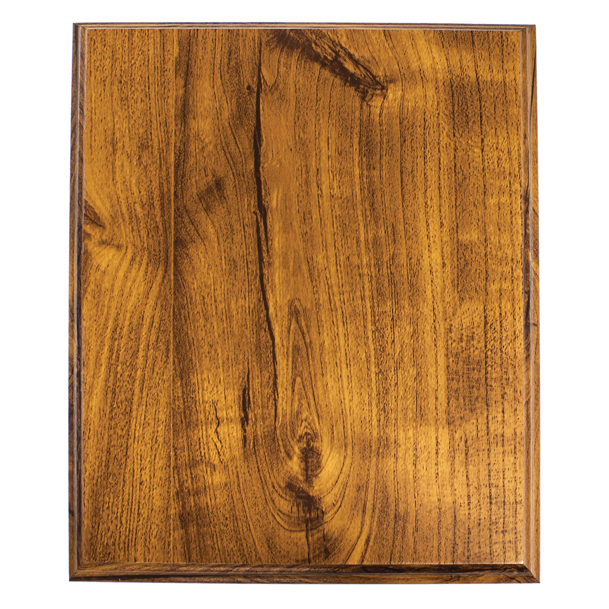 Budget Plaque - Light Walnut