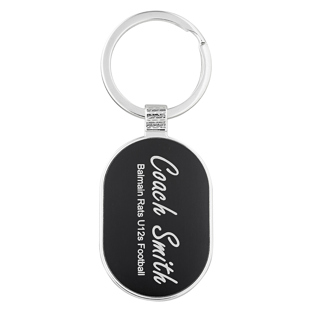 Oval Keychain