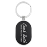 Oval Keychain