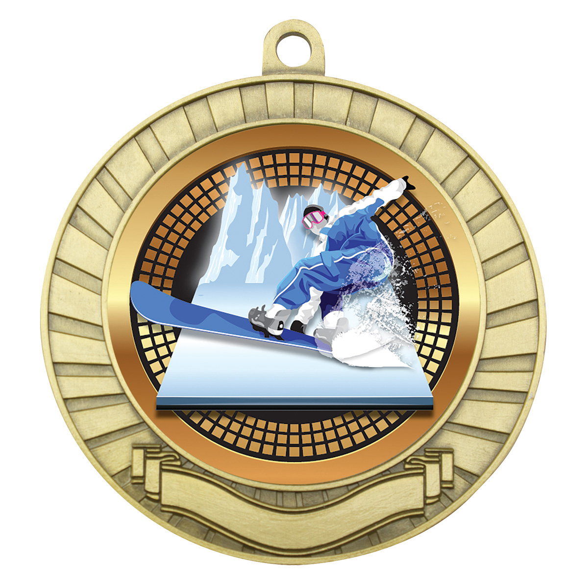 Eco Scroll - Snowboarding
