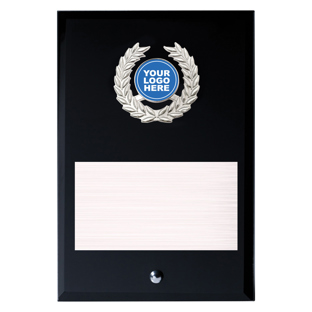 Black Glass Plaque