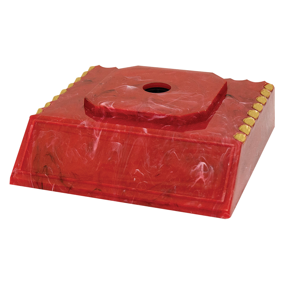 Red Base with Gold