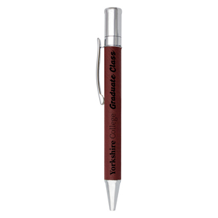 Leatherette Pen - Rose