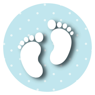 Baby Feet - Blue
