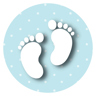Baby Feet - Blue